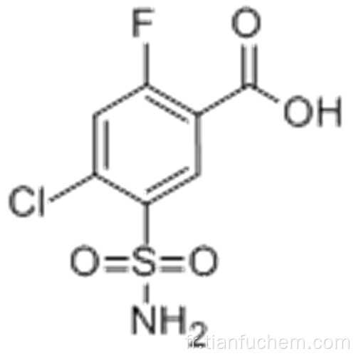 Acide 4-chloro-2-fluoro-5-sulfamylbenzoïque CAS 4793-22-0
